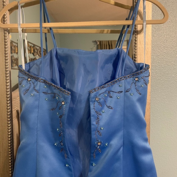 Blue Cocktail Dress - Picture 6 of 9